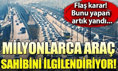 Tüm Araç Sahipleri İçin Yargıtay'dan Emsal Niteliğinde Karar